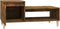 vidaXL - Salontafel - 100x50x45 - cm - bewerkt - hout - gerookt - eikenkleurig