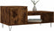 vidaXL - Salontafel - 100x50x45 - cm - bewerkt - hout - gerookt - eikenkleurig