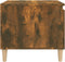 vidaXL - Salontafel - 100x50x45 - cm - bewerkt - hout - gerookt - eikenkleurig
