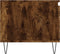vidaXL - Salontafel - 100x50x45 - cm - bewerkt - hout - gerookt - eikenkleurig