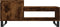 vidaXL - Salontafel - 100x50x45 - cm - bewerkt - hout - gerookt - eikenkleurig