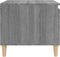 vidaXL - Salontafel - 100x50x45 - cm - bewerkt - hout - grijs - sonoma