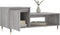 vidaXL - Salontafel - 100x50x45 - cm - bewerkt - hout - grijs - sonoma