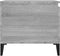 vidaXL - Salontafel - 100x50x45 - cm - bewerkt - hout - grijs - sonoma