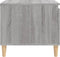 vidaXL - Salontafel - 100x50x45 - cm - bewerkt - hout - grijs - sonoma