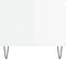 vidaXL - Salontafel - 100x50x45 - cm - bewerkt - hout - hoogglans - wit