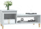 vidaXL - Salontafel - 100x50x45 - cm - bewerkt - hout - hoogglans - wit