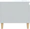 vidaXL - Salontafel - 100x50x45 - cm - bewerkt - hout - hoogglans - wit