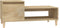 vidaXL - Salontafel - 100x50x45 - cm - bewerkt - hout - sonoma - eiken