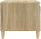 vidaXL - Salontafel - 100x50x45 - cm - bewerkt - hout - sonoma - eiken