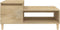 vidaXL - Salontafel - 100x50x45 - cm - bewerkt - hout - sonoma - eiken