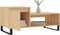 vidaXL - Salontafel - 100x50x45 - cm - bewerkt - hout - sonoma - eikenkleurig