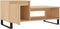 vidaXL - Salontafel - 100x50x45 - cm - bewerkt - hout - sonoma - eikenkleurig