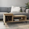 vidaXL - Salontafel - 100x50x45 - cm - bewerkt - hout - sonoma - eikenkleurig