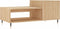 vidaXL - Salontafel - 100x50x45 - cm - bewerkt - hout - sonoma - eikenkleurig