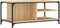 vidaXL - Salontafel - 100x50x45 - cm - bewerkt - hout - sonoma - eikenkleurig