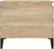 vidaXL - Salontafel - 100x50x45 - cm - bewerkt - hout - sonoma - eikenkleurig