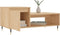 vidaXL - Salontafel - 100x50x45 - cm - bewerkt - hout - sonoma - eikenkleurig