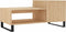 vidaXL - Salontafel - 100x50x45 - cm - bewerkt - hout - sonoma - eikenkleurig