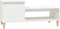 vidaXL - Salontafel - 100x50x45 - cm - bewerkt - hout - wit