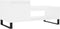 vidaXL - Salontafel - 100x50x45 - cm - bewerkt - hout - wit