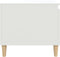 vidaXL - Salontafel - 100x50x45 - cm - bewerkt - hout - wit