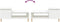 vidaXL - Salontafel - 100x50x45 - cm - bewerkt - hout - wit