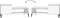 vidaXL - Salontafel - 100x50x45 - cm - bewerkt - hout - wit