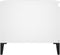 vidaXL - Salontafel - 100x50x45 - cm - bewerkt - hout - wit