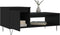 vidaXL - Salontafel - 100x50x45 - cm - bewerkt - hout - zwart