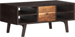 vidaXL - Salontafel - 100x50x45 - cm - massief - gerecycled - hout