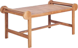 vidaXL - Salontafel - 100x50x45 - cm - massief - teakhout
