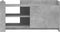 vidaXL - Salontafel - 100x50x50 - cm - bewerkt - hout - betongrijs