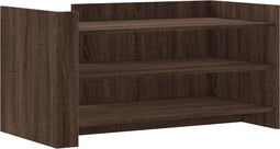 vidaXL - Salontafel - 100x50x50 - cm - bewerkt - hout - bruin - eikenkleurig