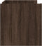vidaXL - Salontafel - 100x50x50 - cm - bewerkt - hout - bruin - eikenkleurig