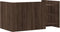 vidaXL - Salontafel - 100x50x50 - cm - bewerkt - hout - bruin - eikenkleurig