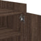 vidaXL - Salontafel - 100x50x50 - cm - bewerkt - hout - bruin - eikenkleurig