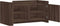 vidaXL - Salontafel - 100x50x50 - cm - bewerkt - hout - bruin - eikenkleurig