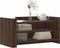 vidaXL - Salontafel - 100x50x50 - cm - bewerkt - hout - bruin - eikenkleurig