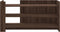 vidaXL - Salontafel - 100x50x50 - cm - bewerkt - hout - bruin - eikenkleurig