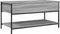 vidaXL - Salontafel - 100x50x50 - cm - bewerkt - hout - en - metaal - grijs - sonoma