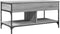 vidaXL - Salontafel - 100x50x50 - cm - bewerkt - hout - en - metaal - grijs - sonoma