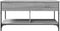 vidaXL - Salontafel - 100x50x50 - cm - bewerkt - hout - en - metaal - grijs - sonoma