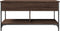 vidaXL - Salontafel - 100x50x50 - cm - bewerkt - hout - en - metaal - bruineikenkleur