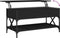 vidaXL - Salontafel - 100x50x50 - cm - bewerkt - hout - en - metaal - zwart