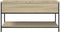vidaXL - Salontafel - 100x50x50 - cm - bewerkt - hout - en - metaal - sonoma - eiken
