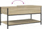 vidaXL - Salontafel - 100x50x50 - cm - bewerkt - hout - en - metaal - sonoma - eiken