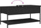 vidaXL - Salontafel - 100x50x50 - cm - bewerkt - hout - en - metaal - zwart