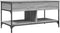 vidaXL - Salontafel - 100x50x50 - cm - bewerkt - hout - en - metaal - grijs - sonoma