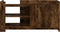 vidaXL - Salontafel - 100x50x50 - cm - bewerkt - hout - gerookt - eikenkleurig